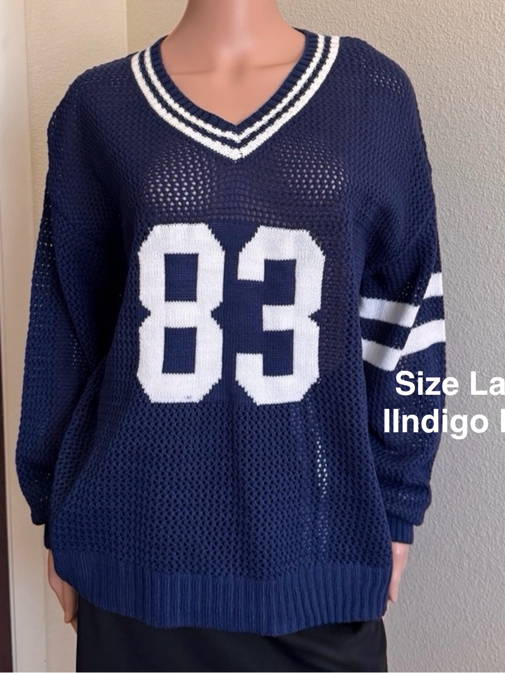 No Boundaries Women’s Jacquard Pullover, Large - Picture 1 of 5